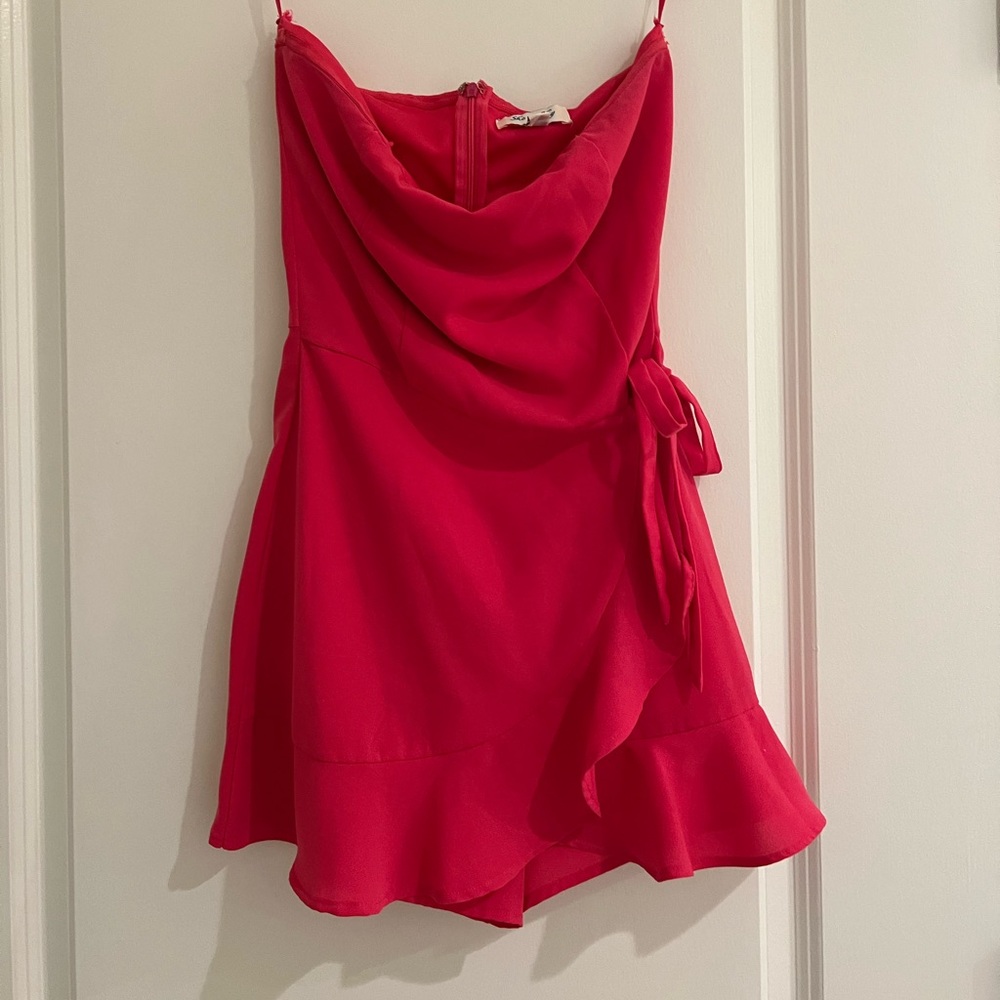 She+Sky Strapless Romper